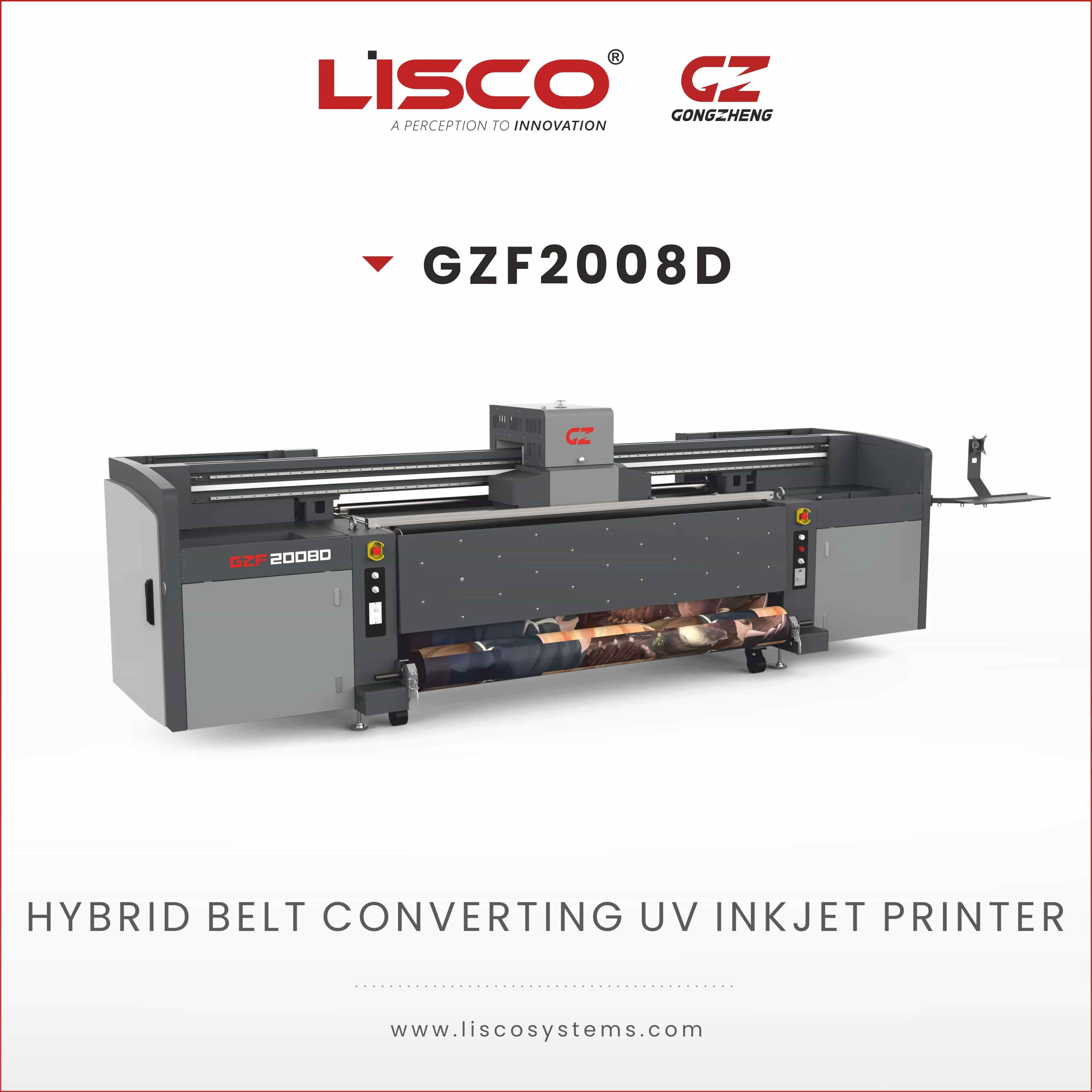 UV Hybrid Inkjet Printer GZF2008D