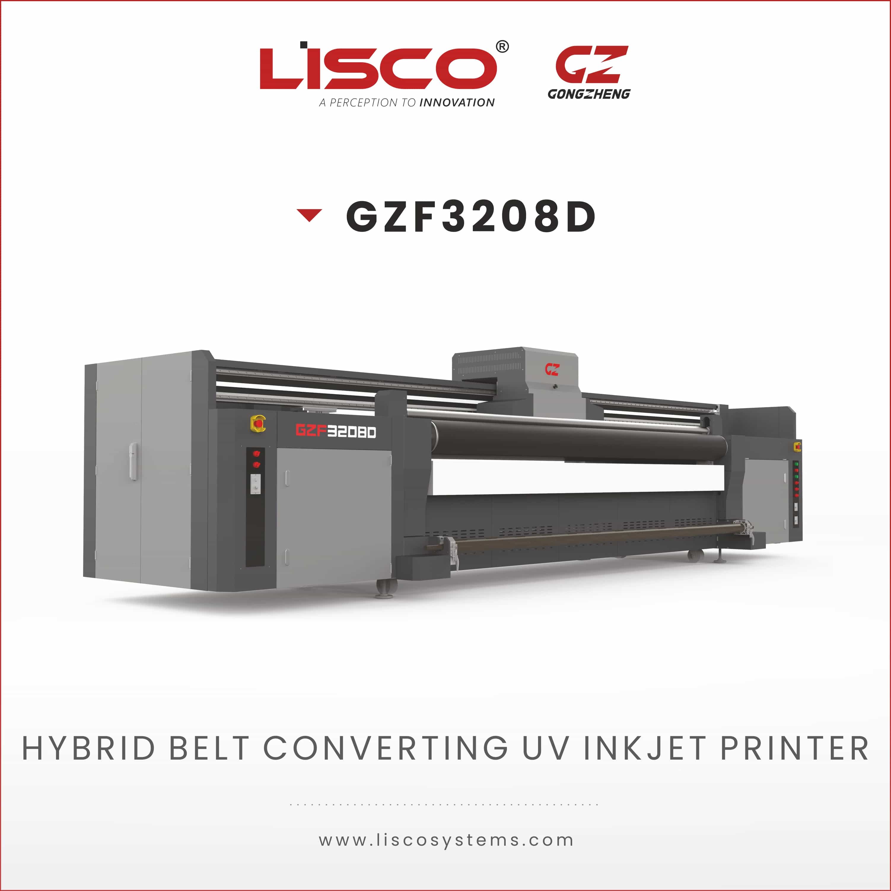 UV Hybrid Inkjet Printer GZF3208D
