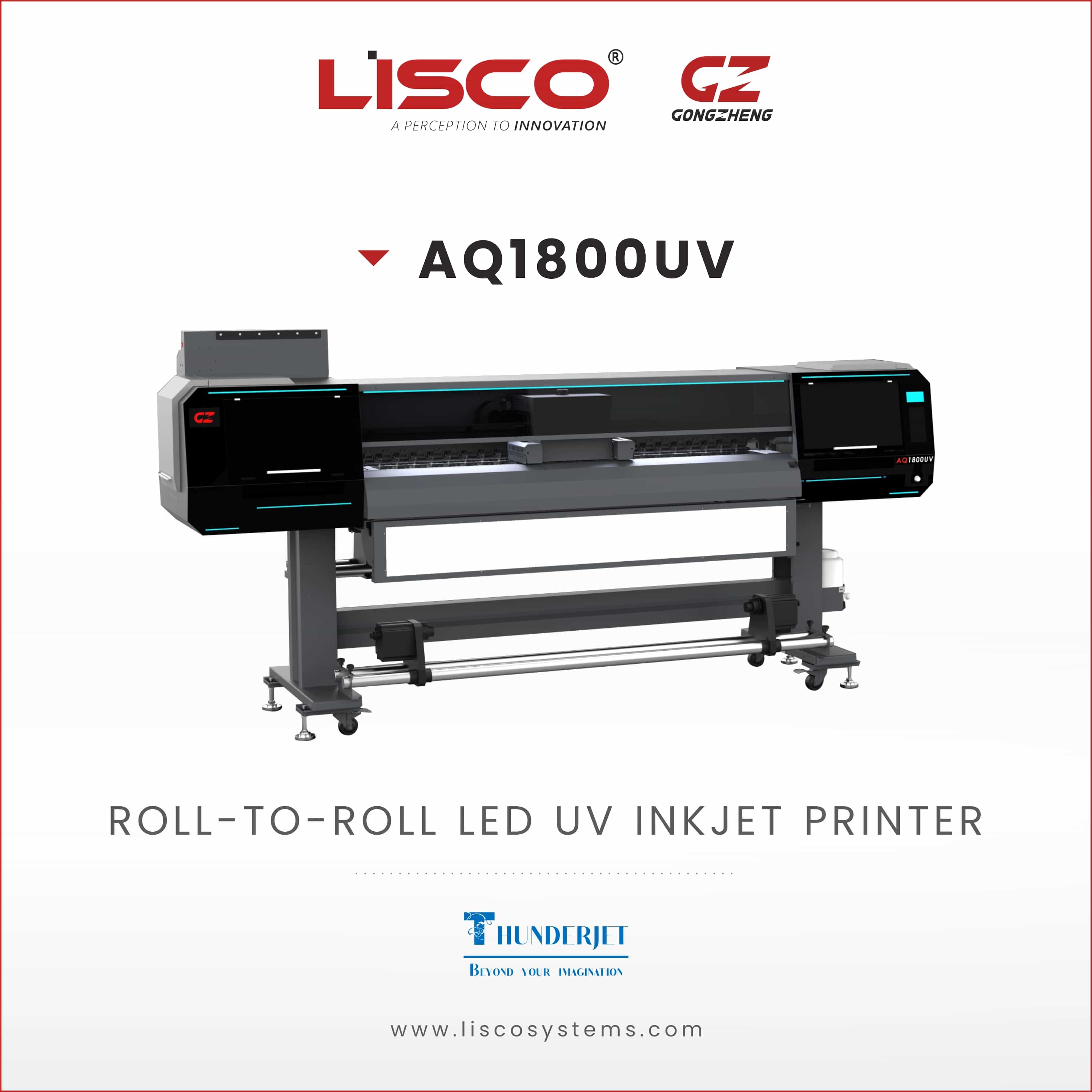 Roll to Roll Inkjet Printer AQ1800UV