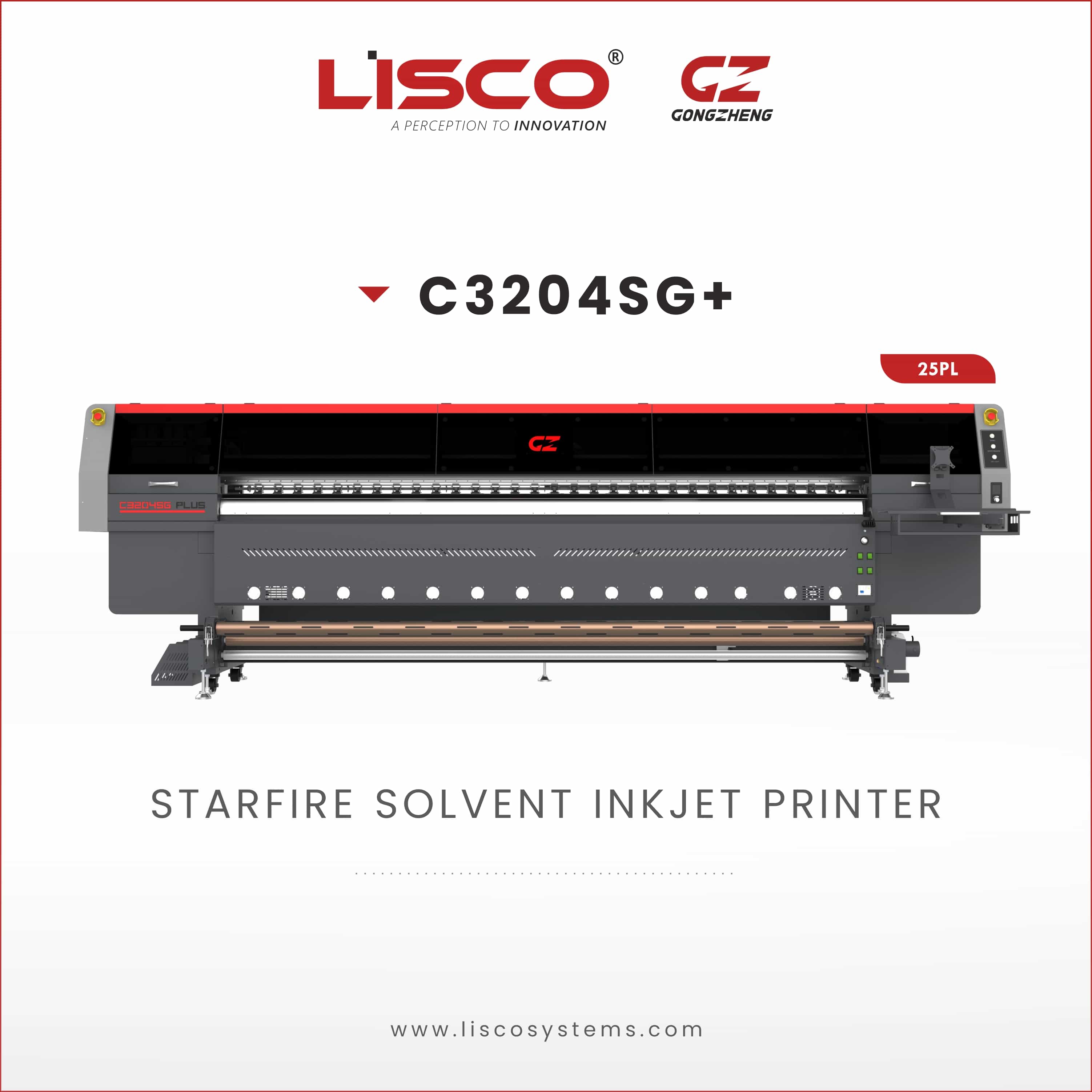 Starfire Solvent Inkjet Printer C3204SG PLUS 