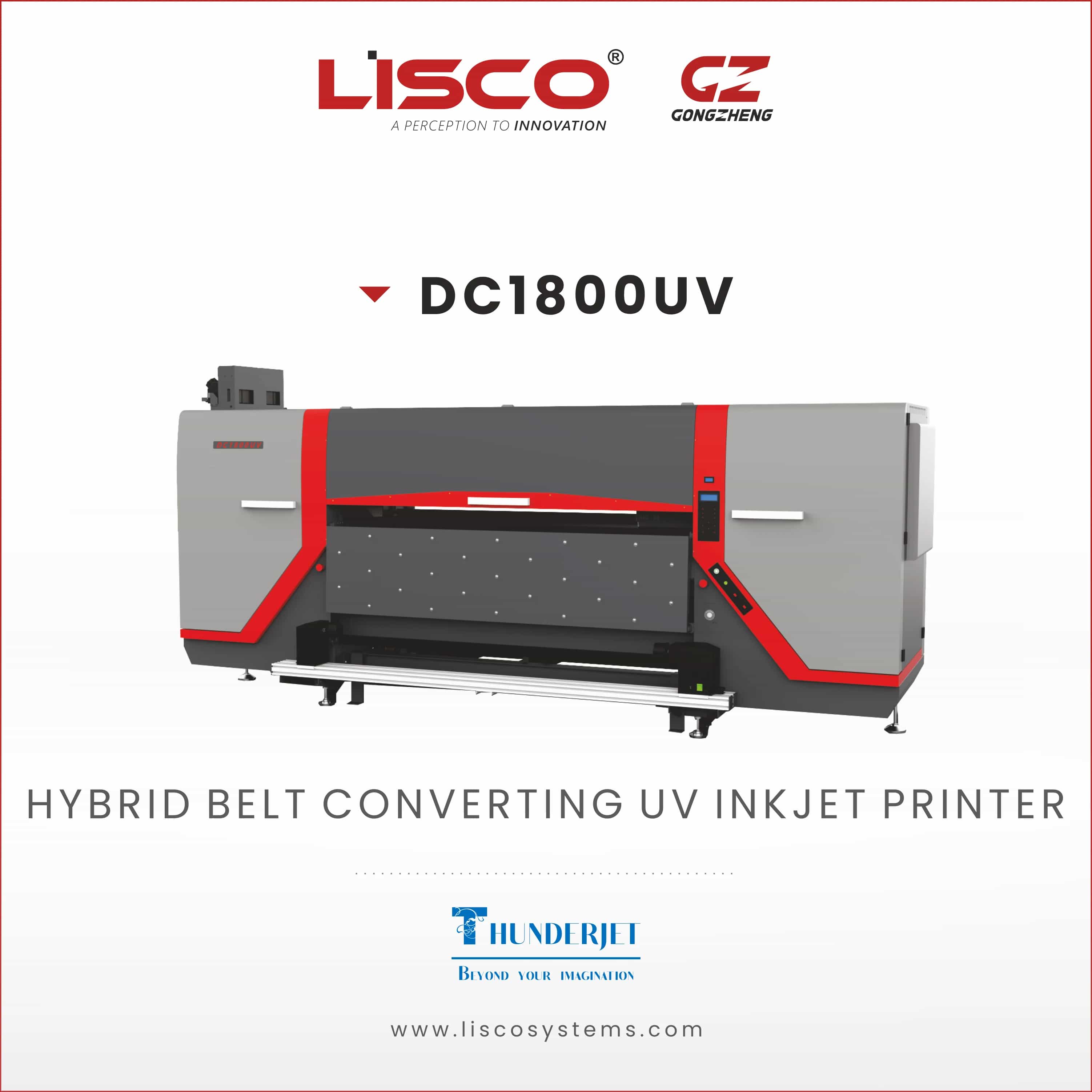 UV Hybrid Inkjet Printer DC1800UV