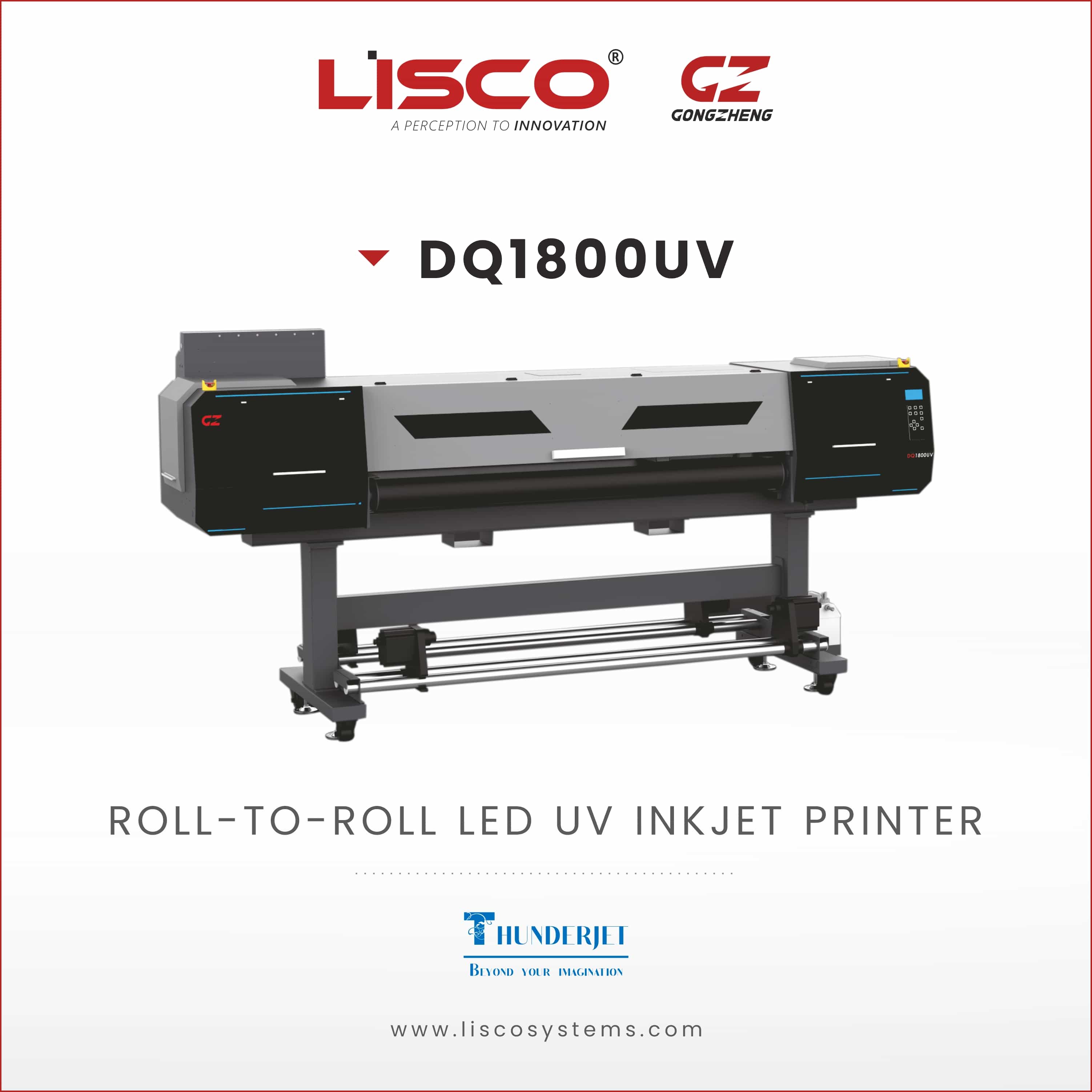 Roll to Roll Inkjet Printer DQ1800UV